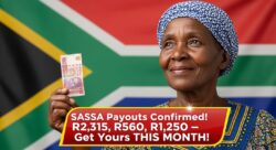 Confirmed SASSA Grants for September 2025 – Who Qualifies for R2,315, R560, and R1,250 Payments This Month