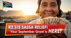 September Relief – SASSA Old Age Grant of R2,315 Paid This Month